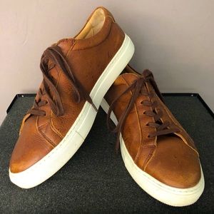 Taft Kudu leather sneakers in brown (9M)